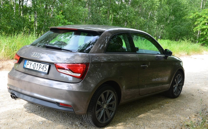 Audi A1 cena 44500 przebieg: 51000, rok produkcji 2015 z Poznań małe 254